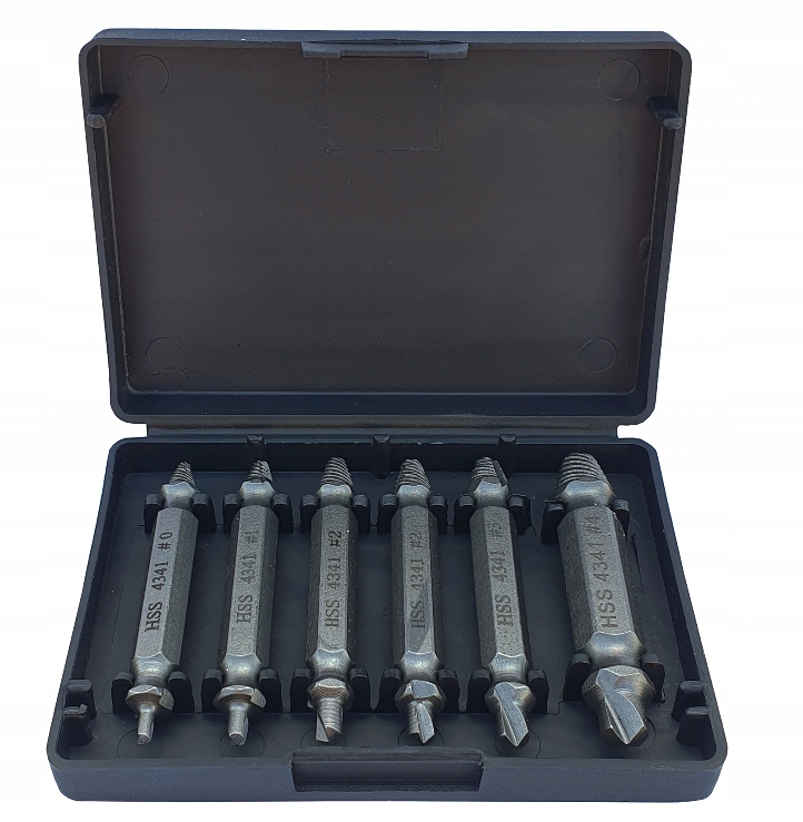 

Wykrętaki Do Śrub Obrobionych Łbów Wkrętów 6 El