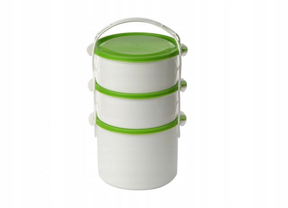 

Menażka Plastikowa 3 Elementy Pojemnik Na Obiad