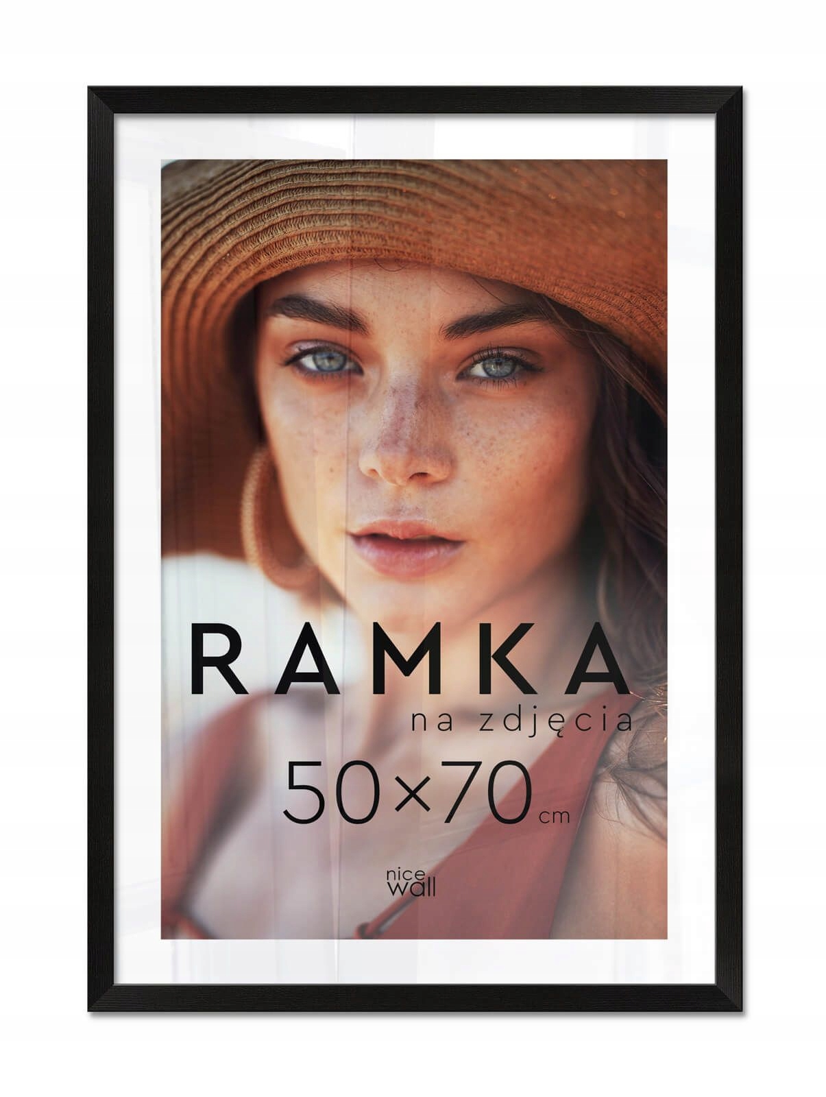 

Czarna Rama na zdjęcia 50x70 cm Rama 70x50 cm