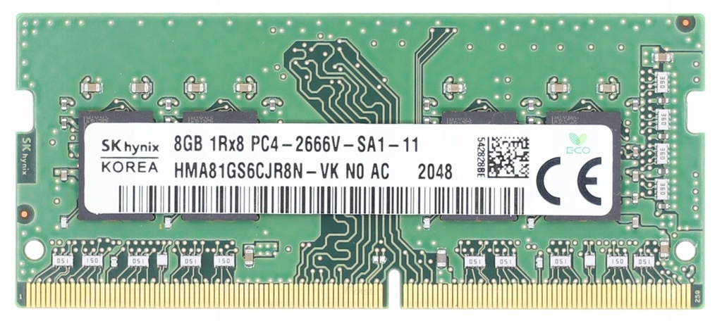 Nowa Pamięć Ram Sk Hynix 8GB DDR4 2666MHZ Sodimm