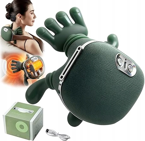 Masażer Szyi i Ramion z Podgrzewaniem – Elektryczny, 4D Masaż Shiatsu