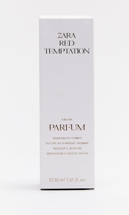 ZARA RED TEMPTATION 30 ML FOR HER PERFUMY DAMSKIE Grupa zapachowa kwiatowa