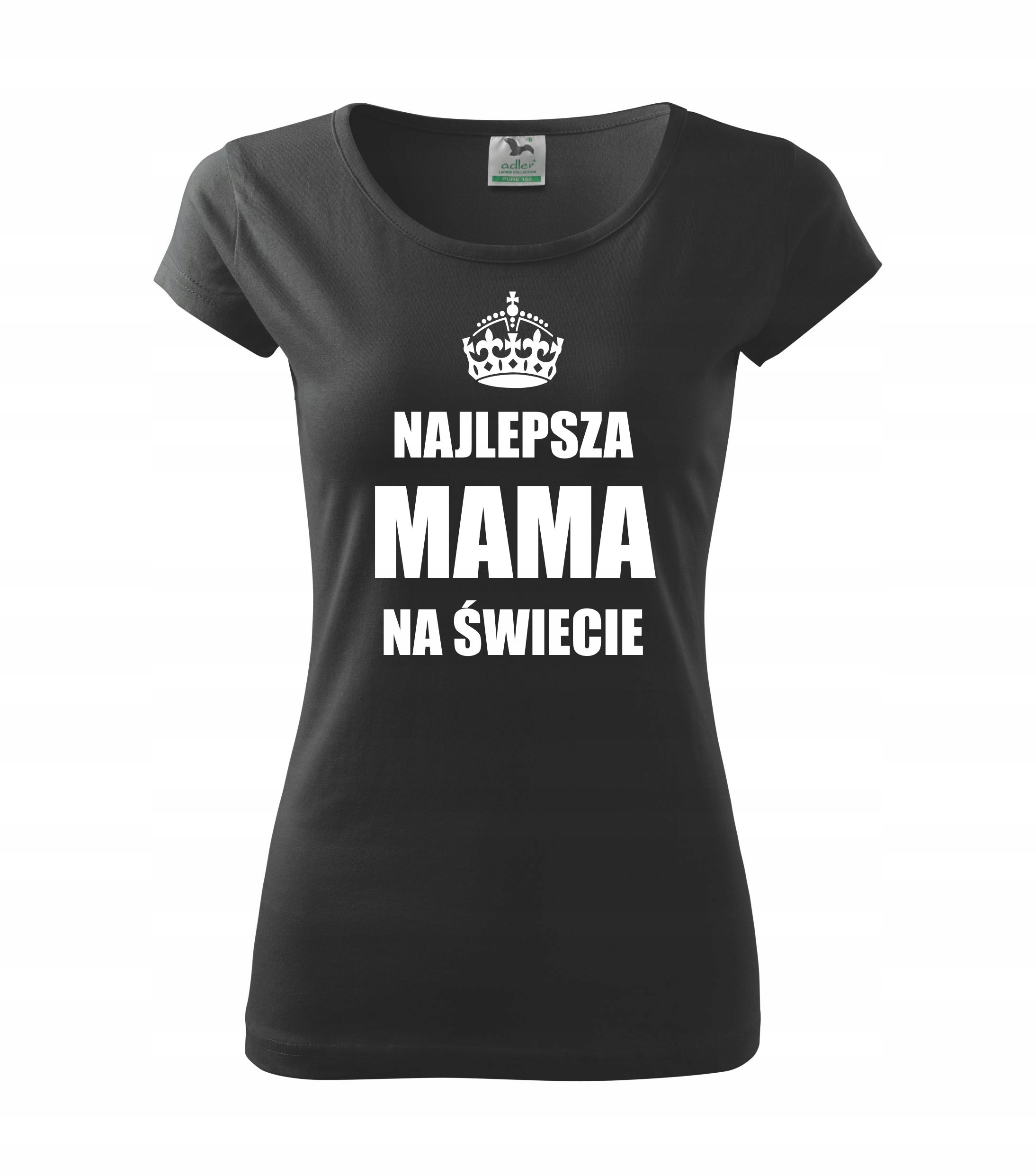 

Koszulka najlepsza mama na świecie Dzień Mamy M