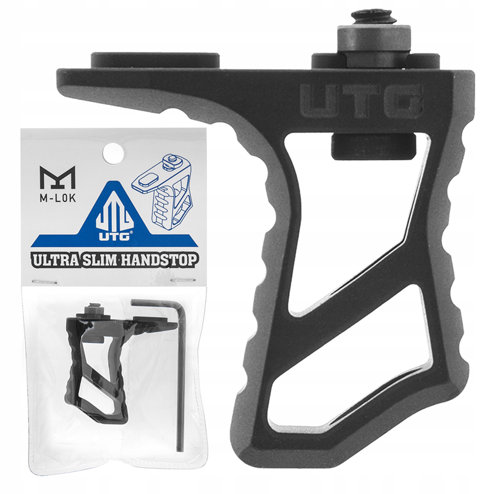 Chwyt uchwyt przedni Leapers AR15 Utg M-lok Ultra Slim Handstop Aluminiowy