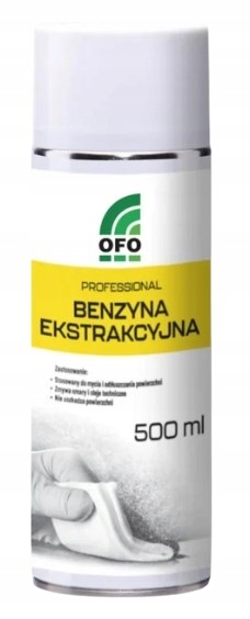 Benzyna Ekstrakcyjna w sprayu Do Odtłuszczania Ofo 500ml