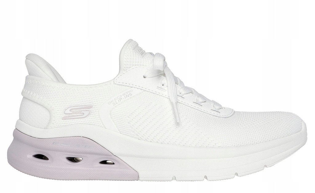 Skechers Bílo-růžové, Prodyšné Dámské Boty 37,5 U_a