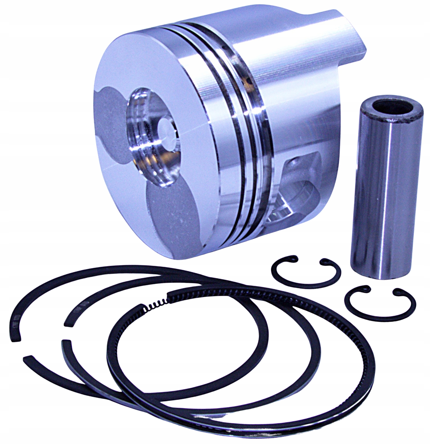 Píst Yanmar L70, 178F, kroužky sada Diesel, zkosený plochý typ