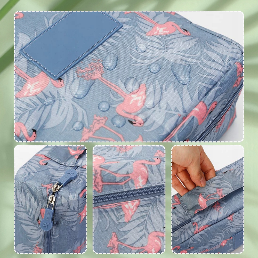 Kuferek kosmetyczka wodoodporna torebka organizer na kosmetyki podróżny Wielkość mała (nie mieszcząca A4)