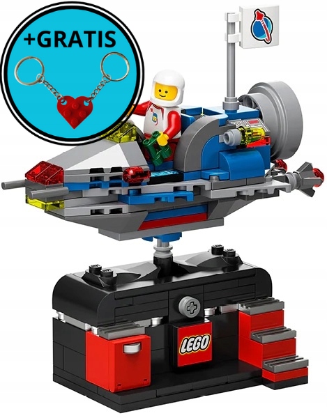 LEGO Classic 6435201 Kosmiczna przejażdżka + 2 x brelok LEGO - GRATIS