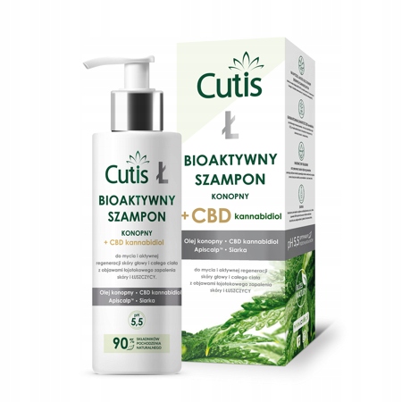 

Konopny Szampon Bioaktywny 200ml Cutis Ł