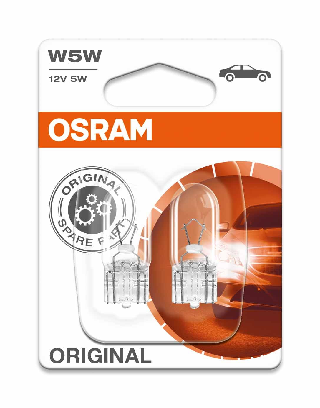 

Osram Żarówka W5W 12V Blister 2825-02B W2,1x9,5d