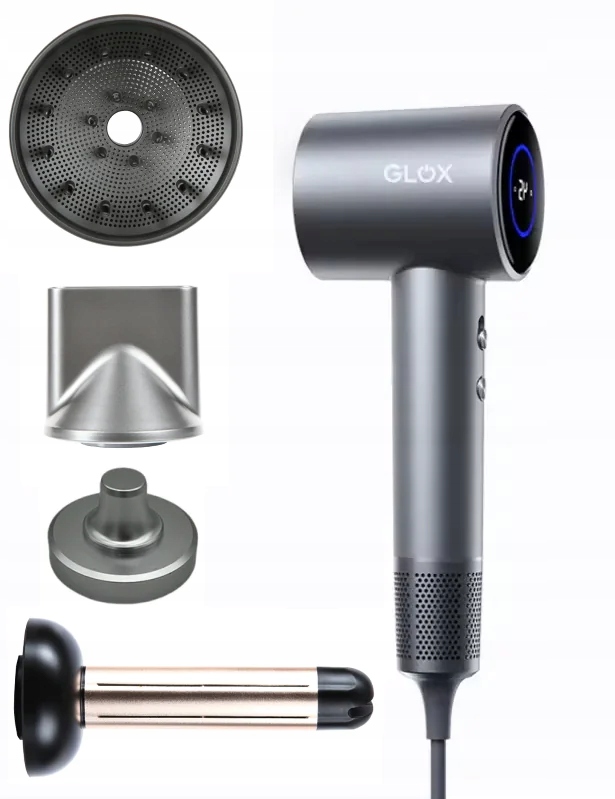 Fén na vlasy s ionizátorom Glox D3G Set