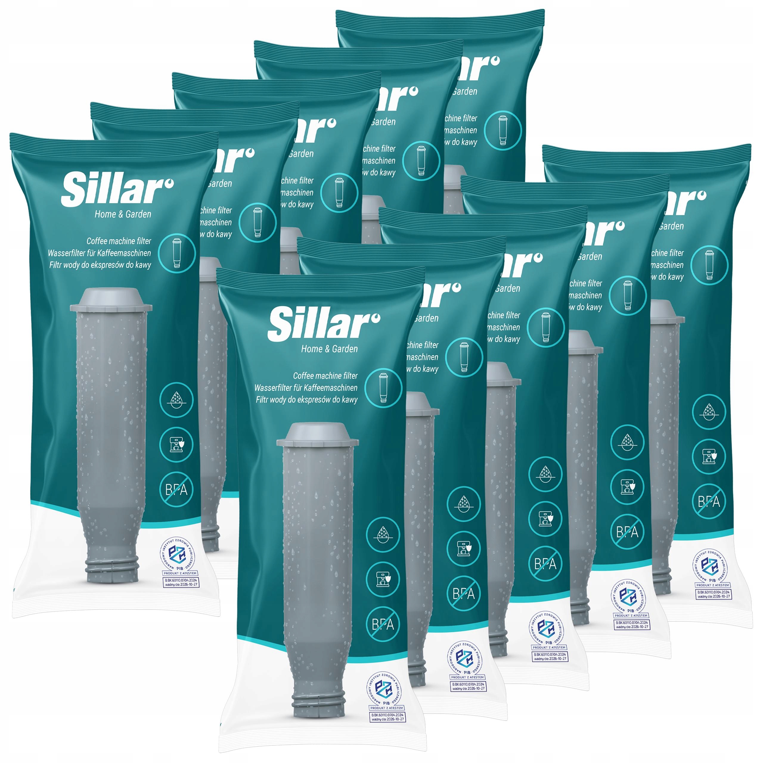 Filtr Sillar pro kávovar Krups Melitta, náhrada za 10 kusů