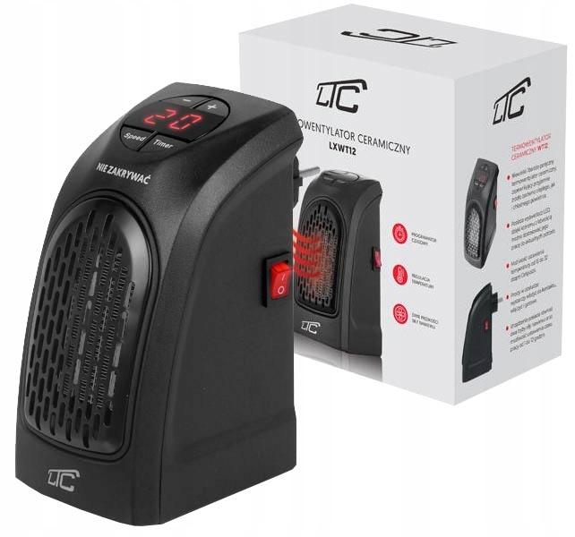 OGRZEWACZ DO KONTAKTU BEZ KABLI LCD TIMER GRZEJNIK Marka LTC