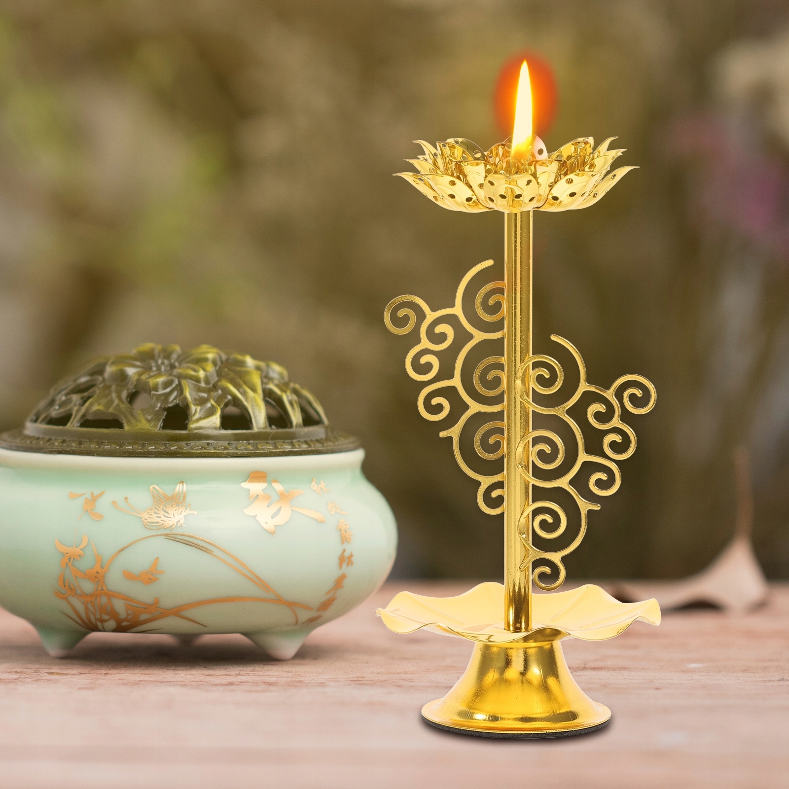 PODSTAWKA NA ŚWIECZKI LOTUS WINDPROOF TRWAŁY I STYLOWY STOJAK | ALLEGRO Kod producenta Sanersis