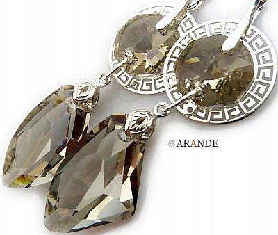 Krystaly Special Náušnice Galactic Silver Nova