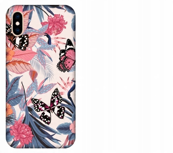 

Etui pokrowiec iPhone Xs Max Motyle dzungla tropic