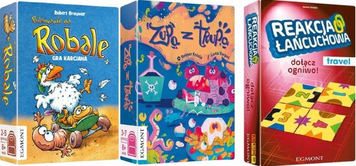 Zupa z Trupa Reakcja łańcuchowa Knizia Reiner Polowanie na Robale