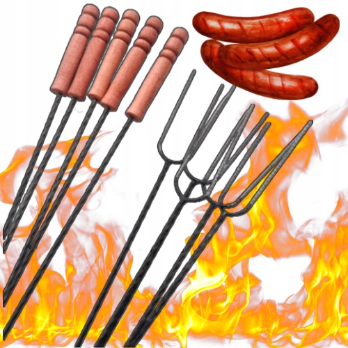 WIDEŁKI KIJE KIJKI DO OGNISKA GRILLA 120cm 10sztuk EAN (GTIN) 3693621271224