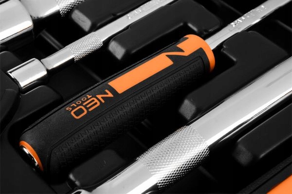 Neo Tools Nástrčné Kľúče 1/2", 1/4", Sada 73 Ks, Crv