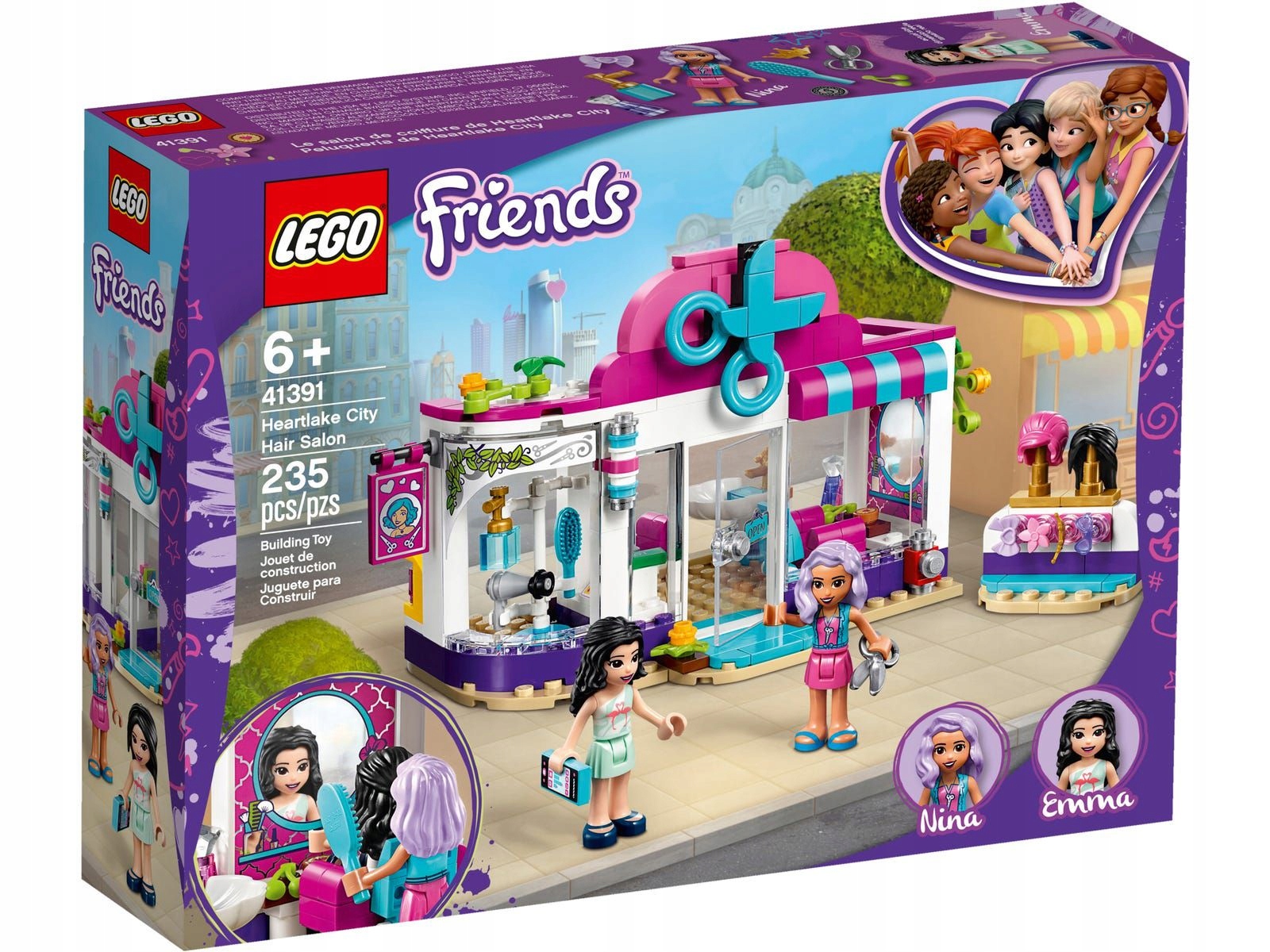 Lego Friends 41391 Kadeřnický salon v městečku Heartlake
