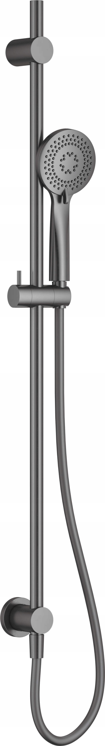 3-funkčný podomietkový sprchový set s tyčou, titanium finish