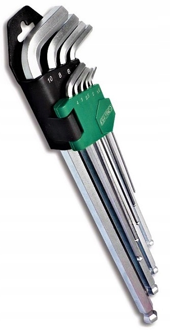 

Imbusy Z Kulką Długie 1,5-10mm S-48315 Stalco