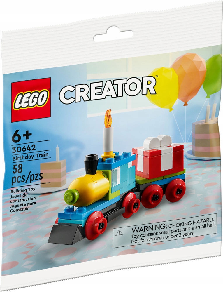 

Lego 30642 Creator Pociąg urodzinowy 58 el. Nowe