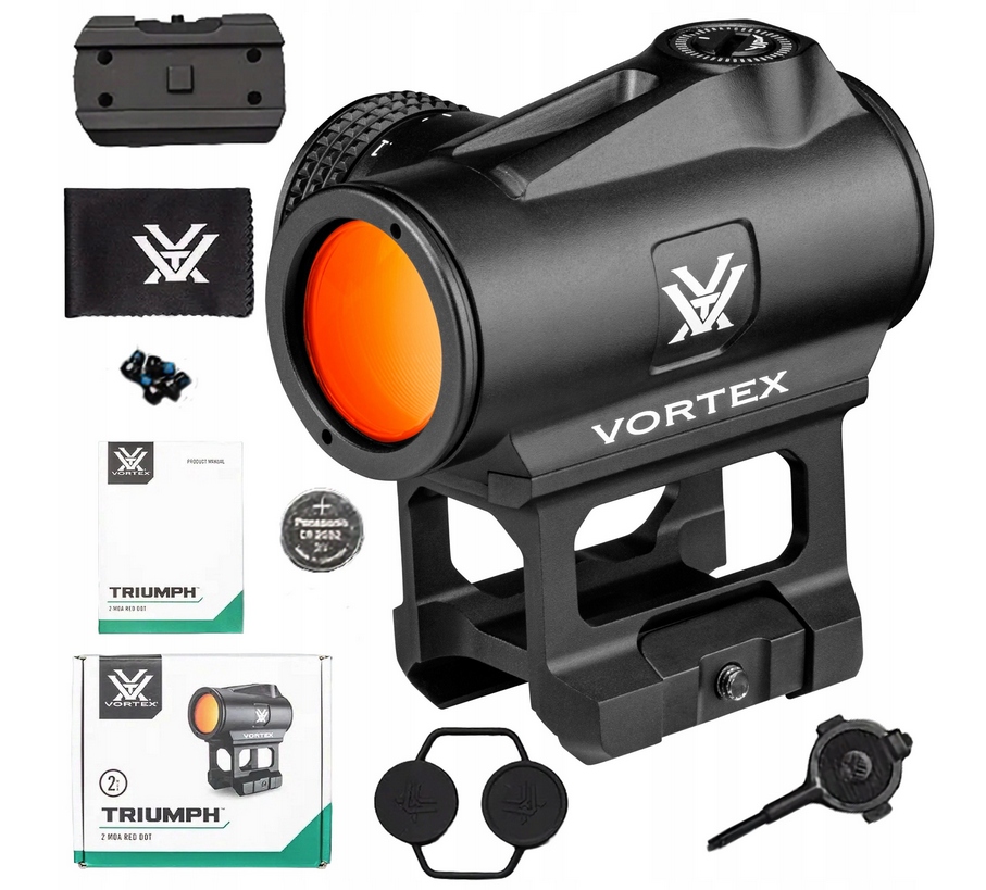 Kolimátor Vortex Triumph 2 Moa Ar 15 2 montáž picatinny kolejnice Doživotní