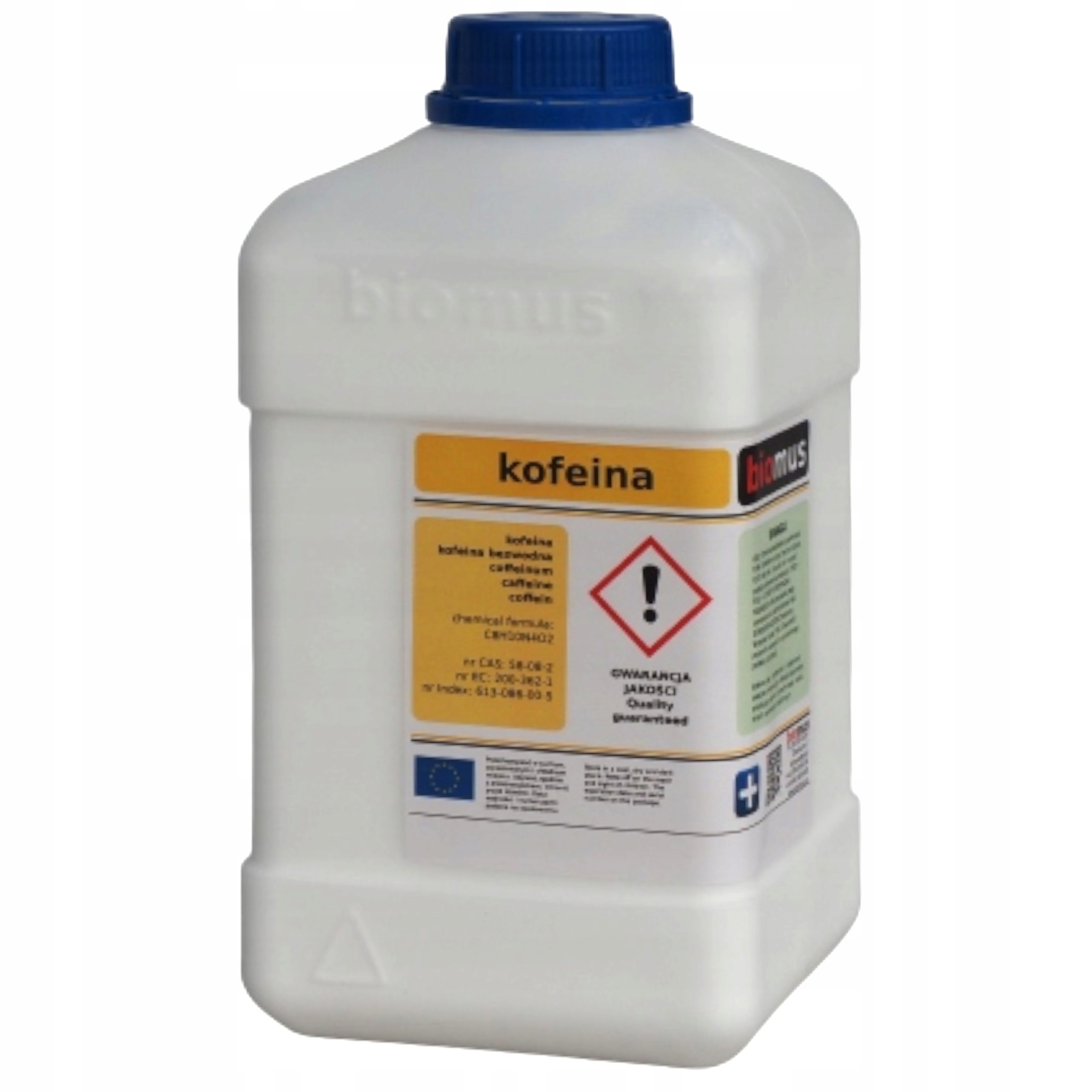 

Kofeina bezwodna czysta 99,5% proszek Biomus 1kg