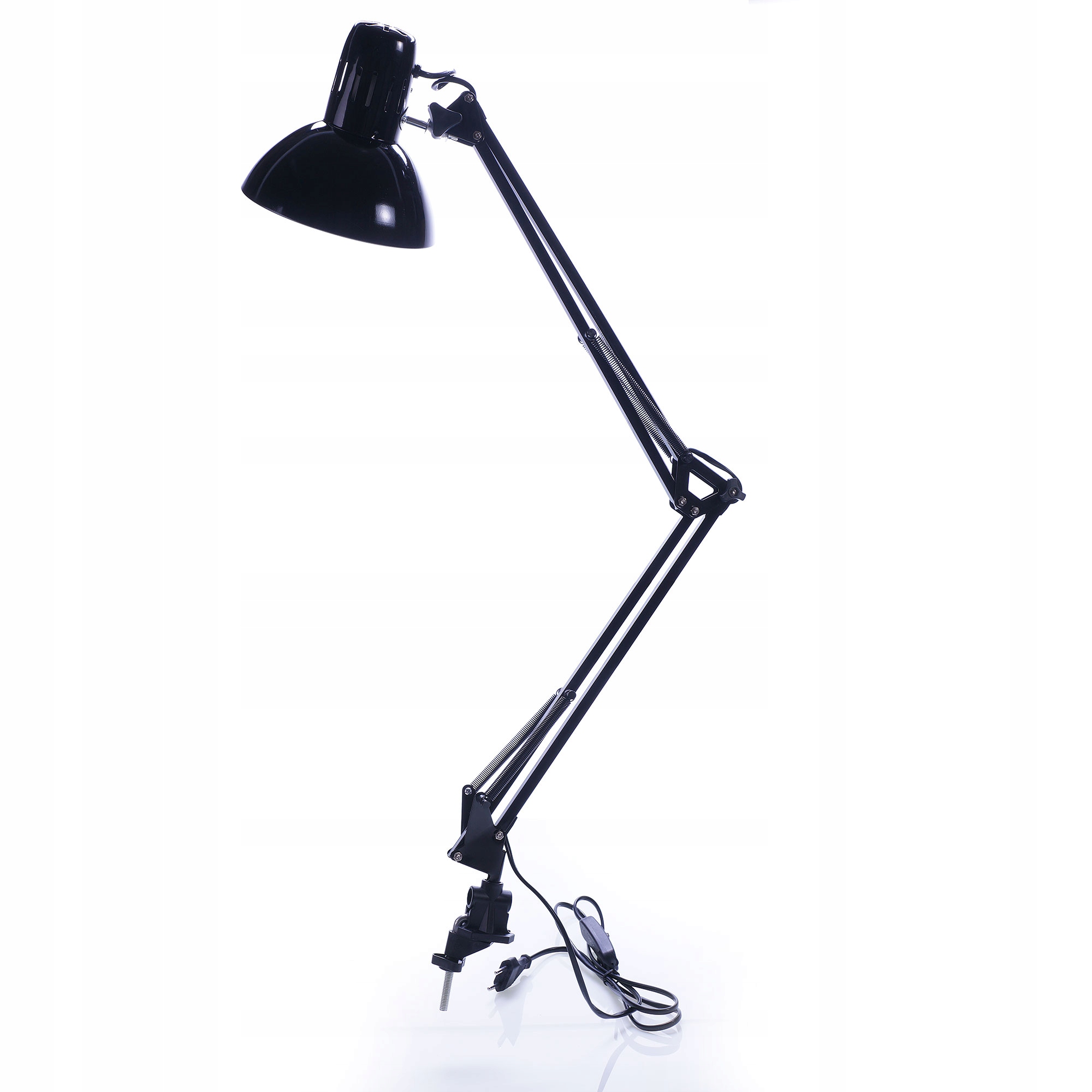 

Lampka biurkowa czarna kreślarska 60W LK-01 lampa