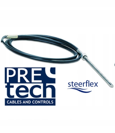 CIĘGNO KIEROWNICZE PRETECH LT LITE 11FT 3,79 2,89M STEROCIĄG DO MOTORÓWKI Marka Pretech