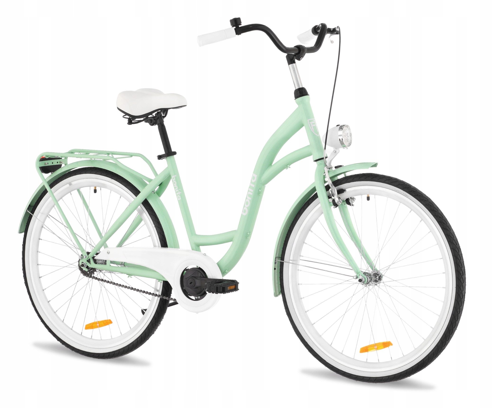 Damski Miejski Rower 26 Bonita Eco Lekka Damka Miejska Kosz Wkład