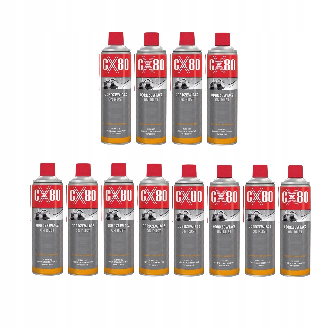 CX80 On Rust Odrdzewiacz z aplikatorem w sprayu usuwa rdzę penetrator 500ml