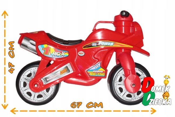 Rowerek biegowy jak MOTOR jeździk odpychacz NGX-1r Kod producenta NGX-1