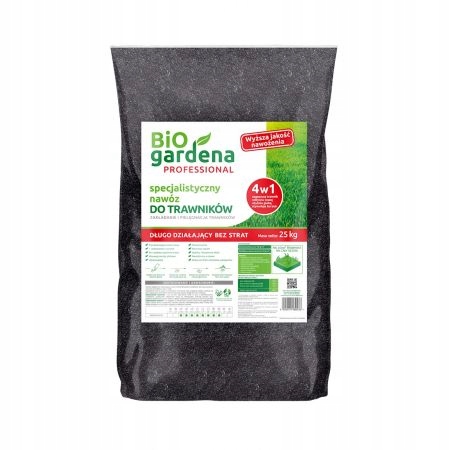 

Ekologiczny Nawóz trawników 25kg Trawa Bio Gardena