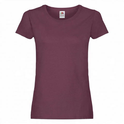 

Tshirt damski koszulka Fruit of Loom Burgund L