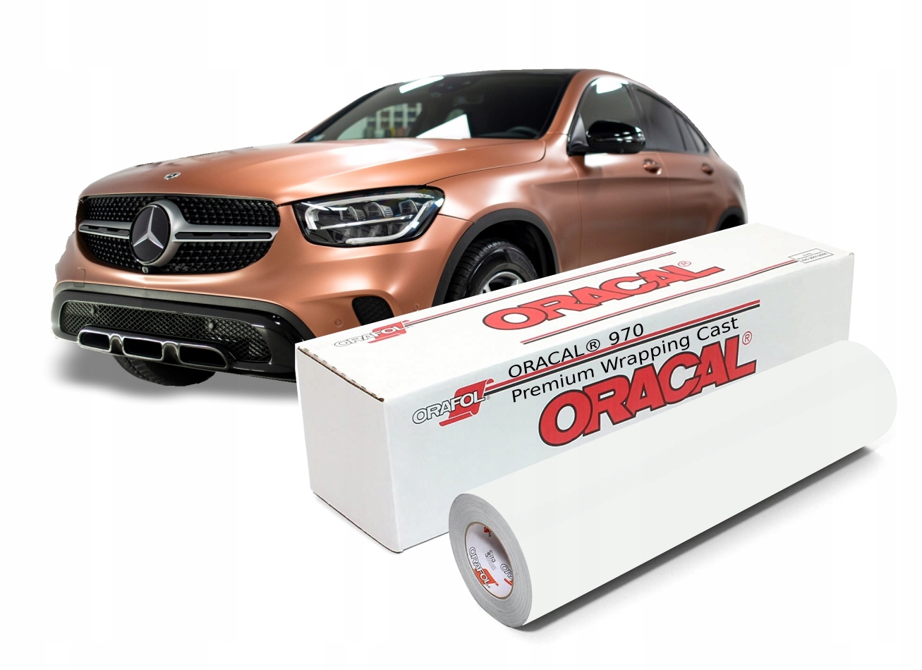 

Folia na samochód auto Oracal 970 biały matowy