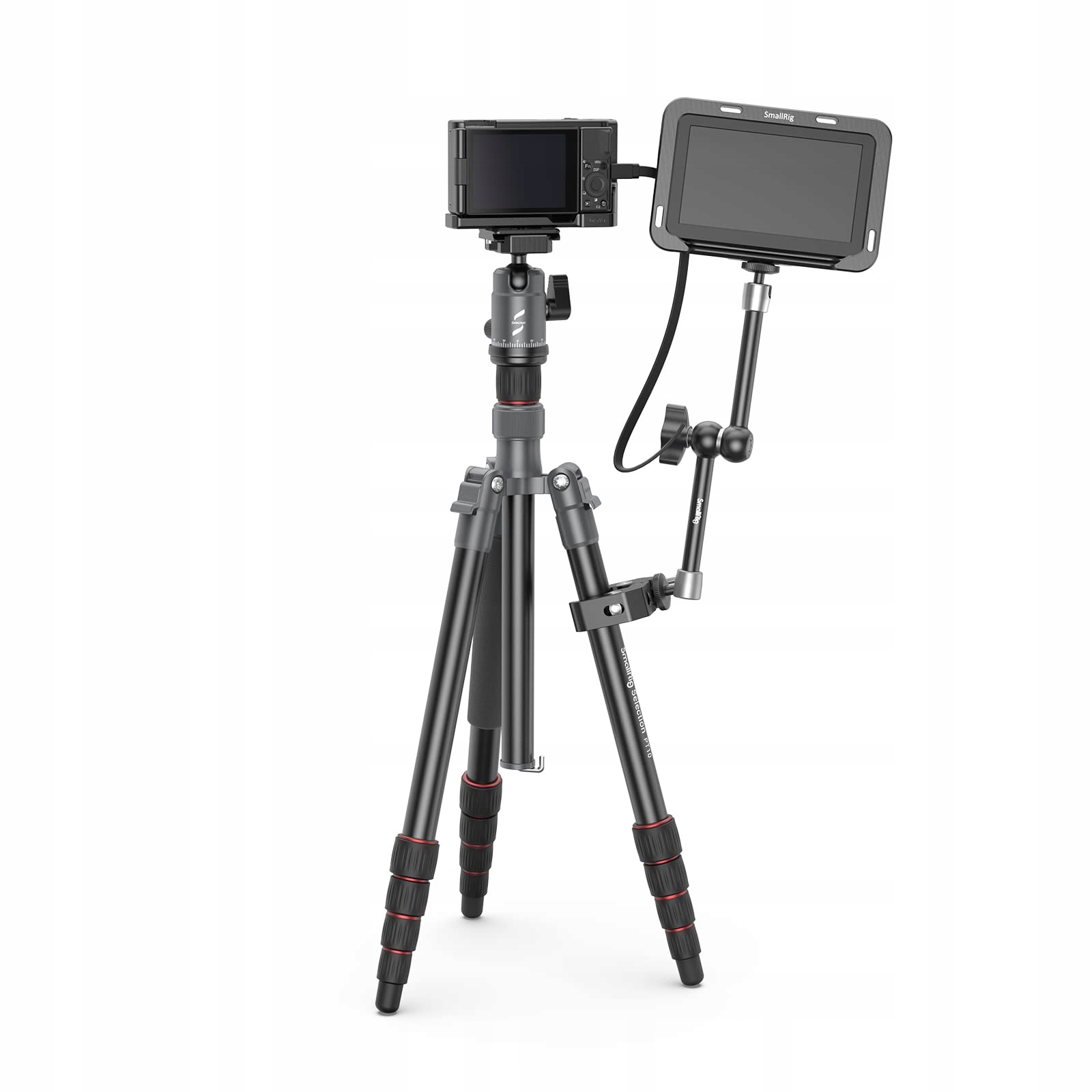 SMALLRIG Super Clamp i Magic Arm 11 cali do Monitora LED Mikrofonu — miniatura 8