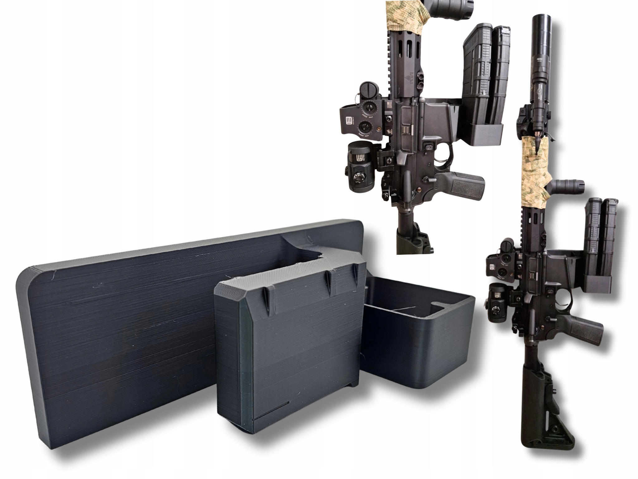 Magnetický držák na AR-15 2 zásobníky