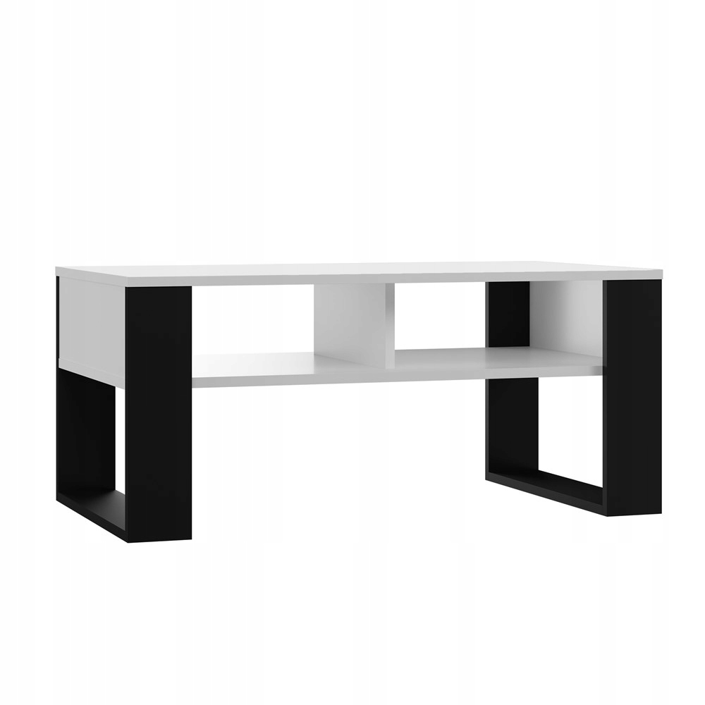 

Ława stolik Modern 2P biały/czarny 90x58cm Top