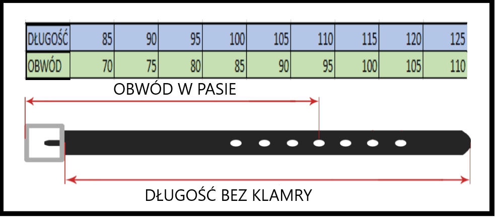 Damski SKÓRZANY pasek 4cm Jasny brąz |85obw Wzór dominujący bez wzoru