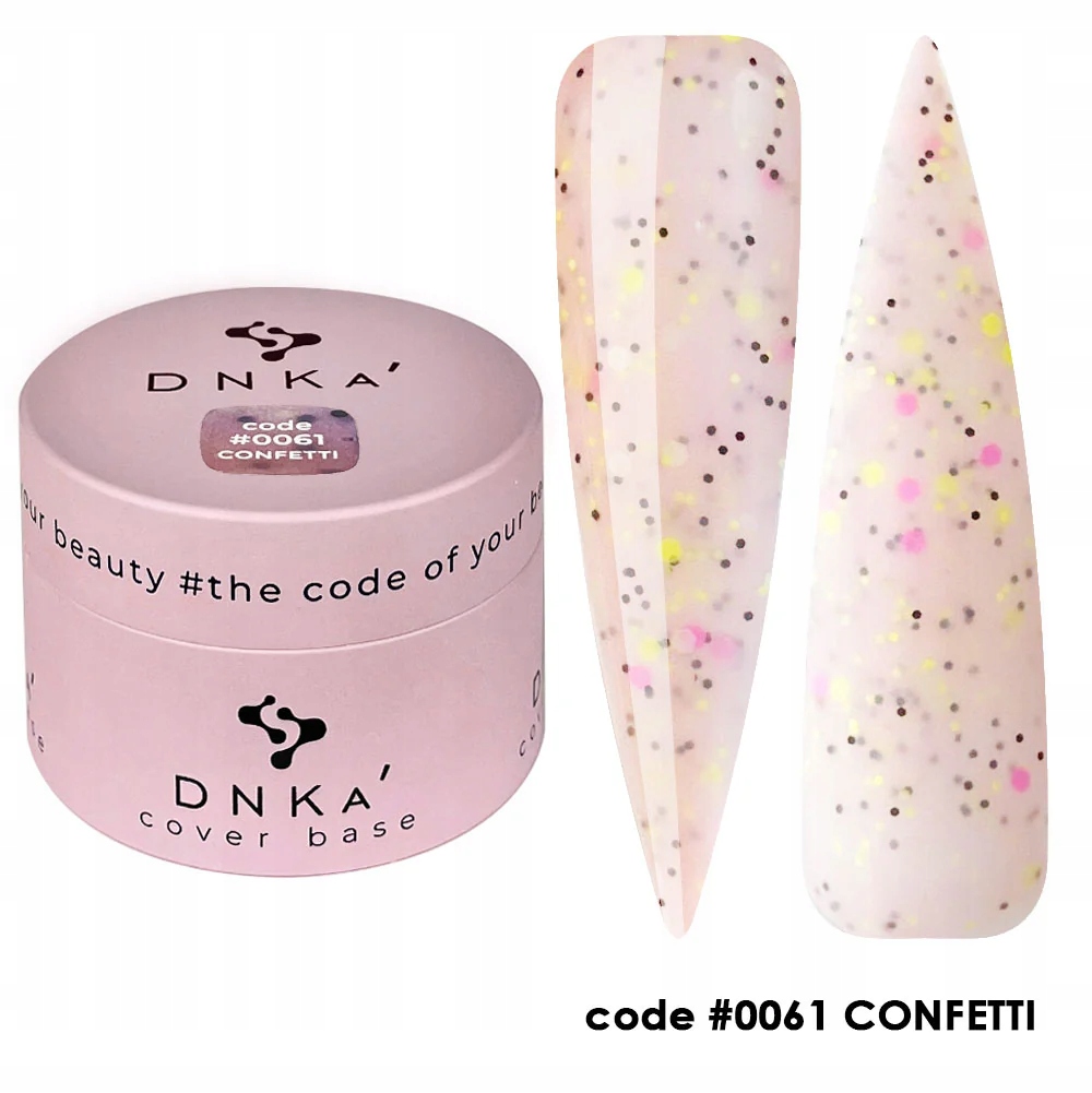 Hybridní báze DNKa Cover Base #0061 Confetti 30 ml