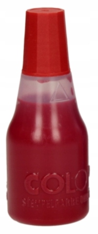 Tusz do stempli pieczątek Colop 25ml czerwony x5 Kod producenta 820013