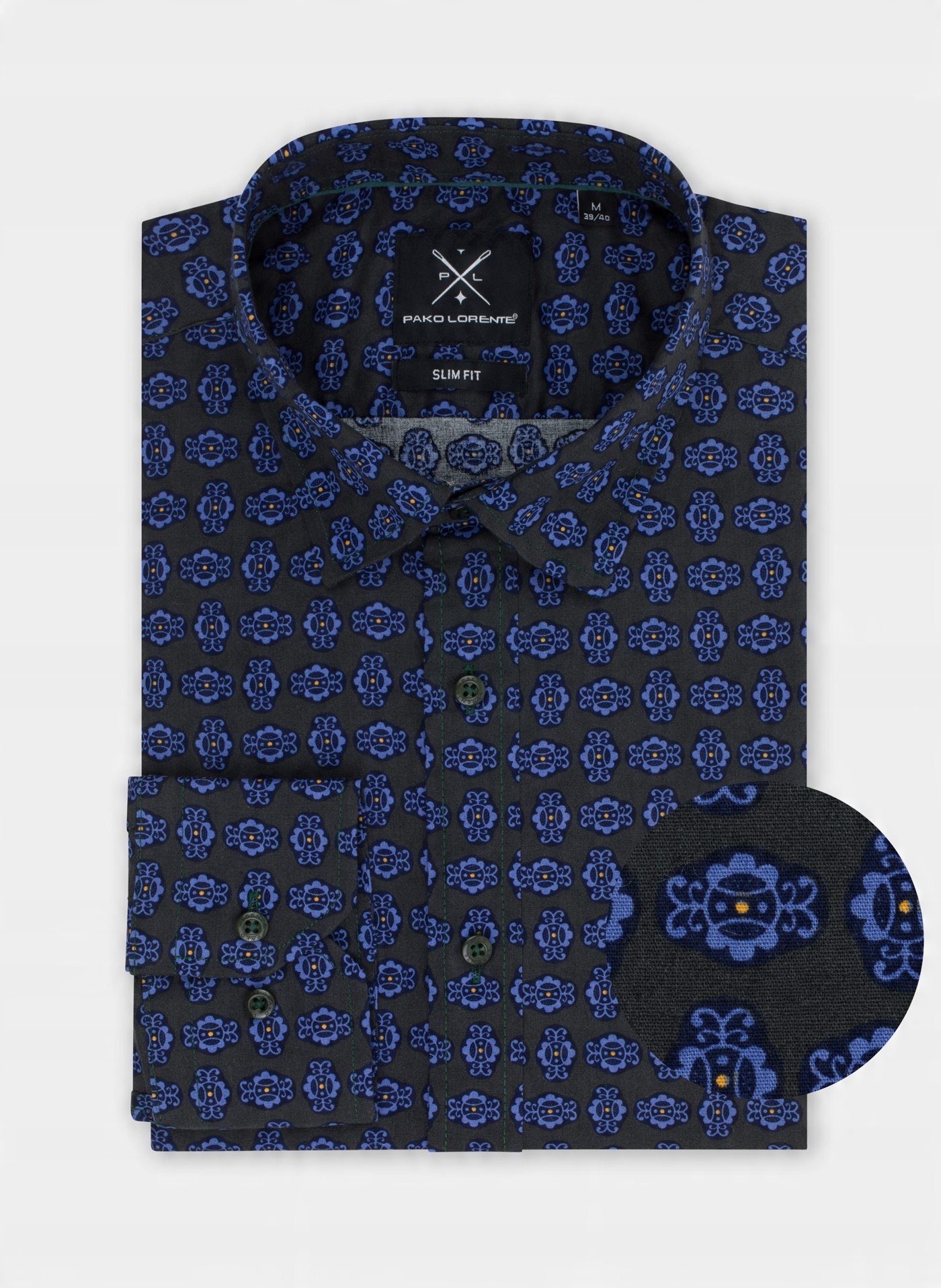 

Koszula męska wzorzysta Slim Pako Lorente r. 3XL