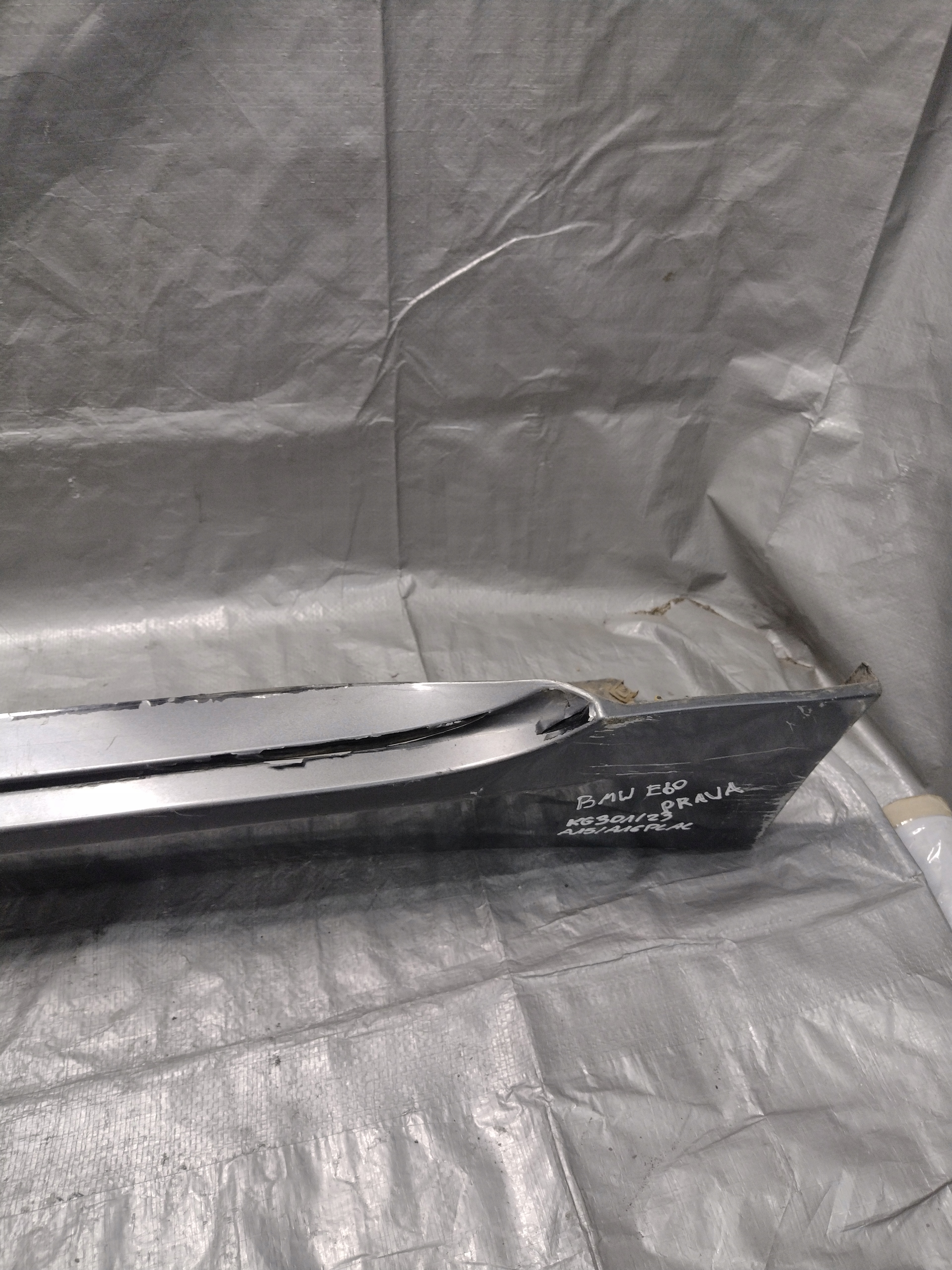 moulding, cap threshold left BMW E60 OE 15857711 L