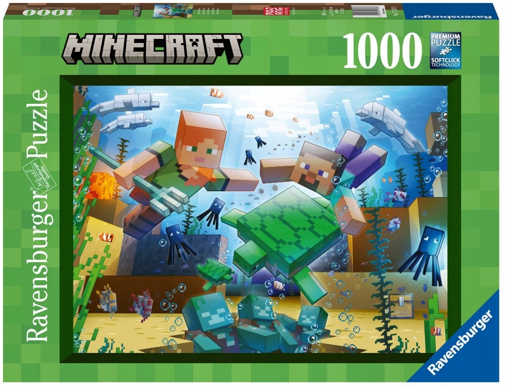 

Puzzle Minecraft Mozaika 1000 Elem. Ravensburger