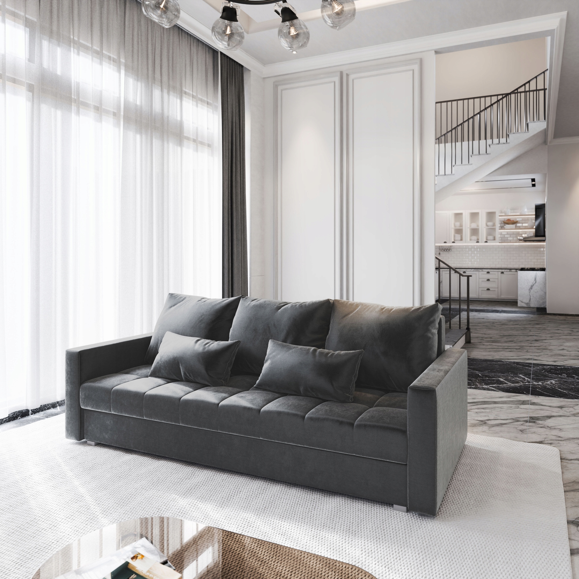 Pohovka Siro rozkládací Sofa odpočinková Kontejner