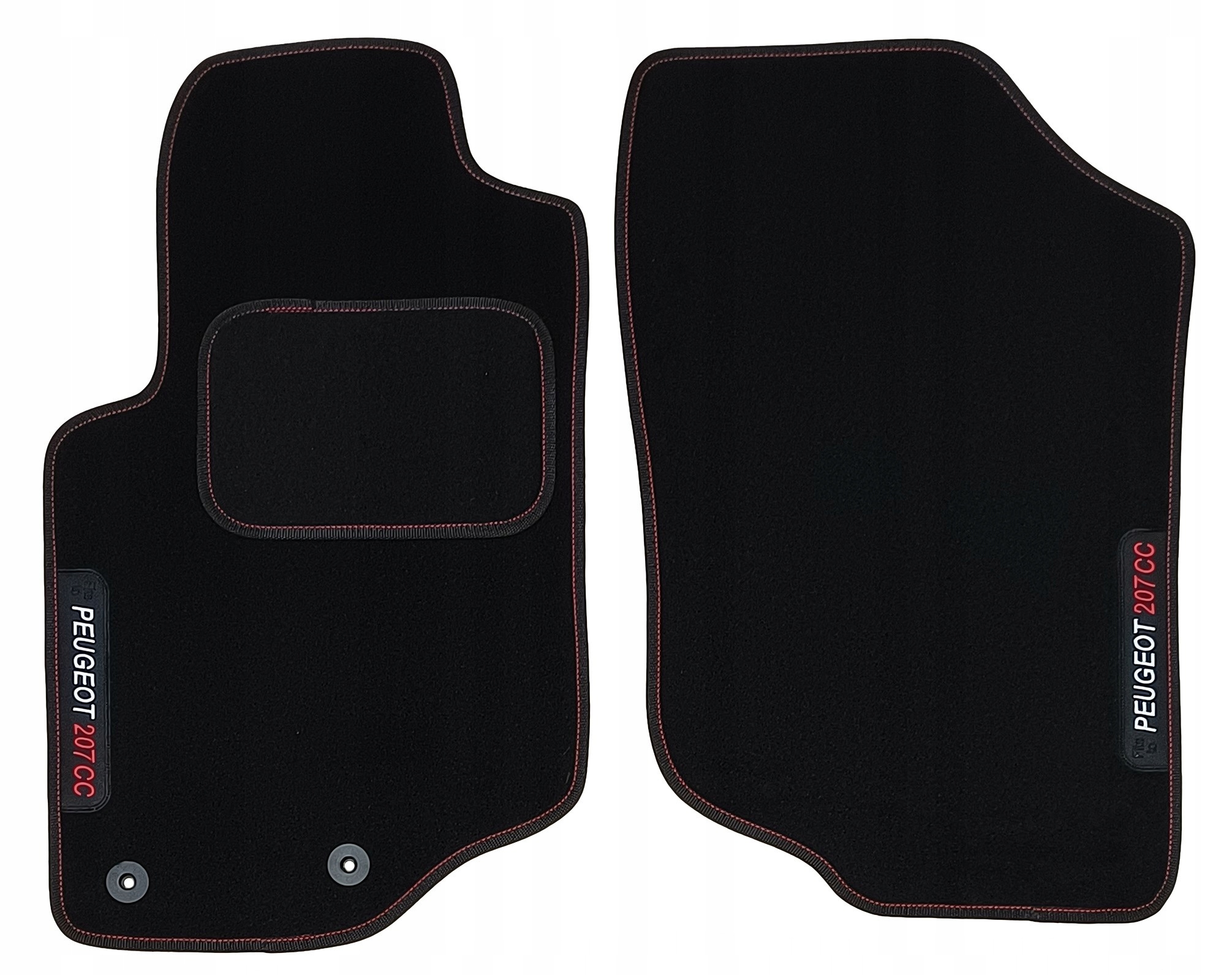 Peugeot 207CC od 2007-2015 Dywaniki welurowe Haft Tylko Przód 2szt.