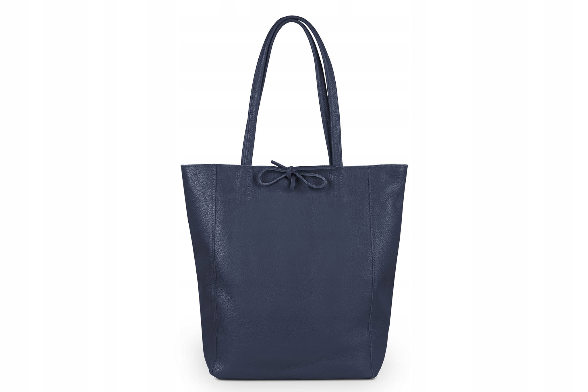 Kožená taška Vera Pelle Lampo, modrá